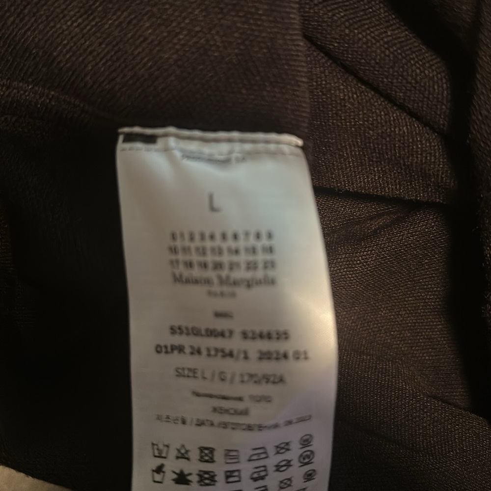 Maison Margiela Wool Pique Polo Shirt - Picture 4 of 5